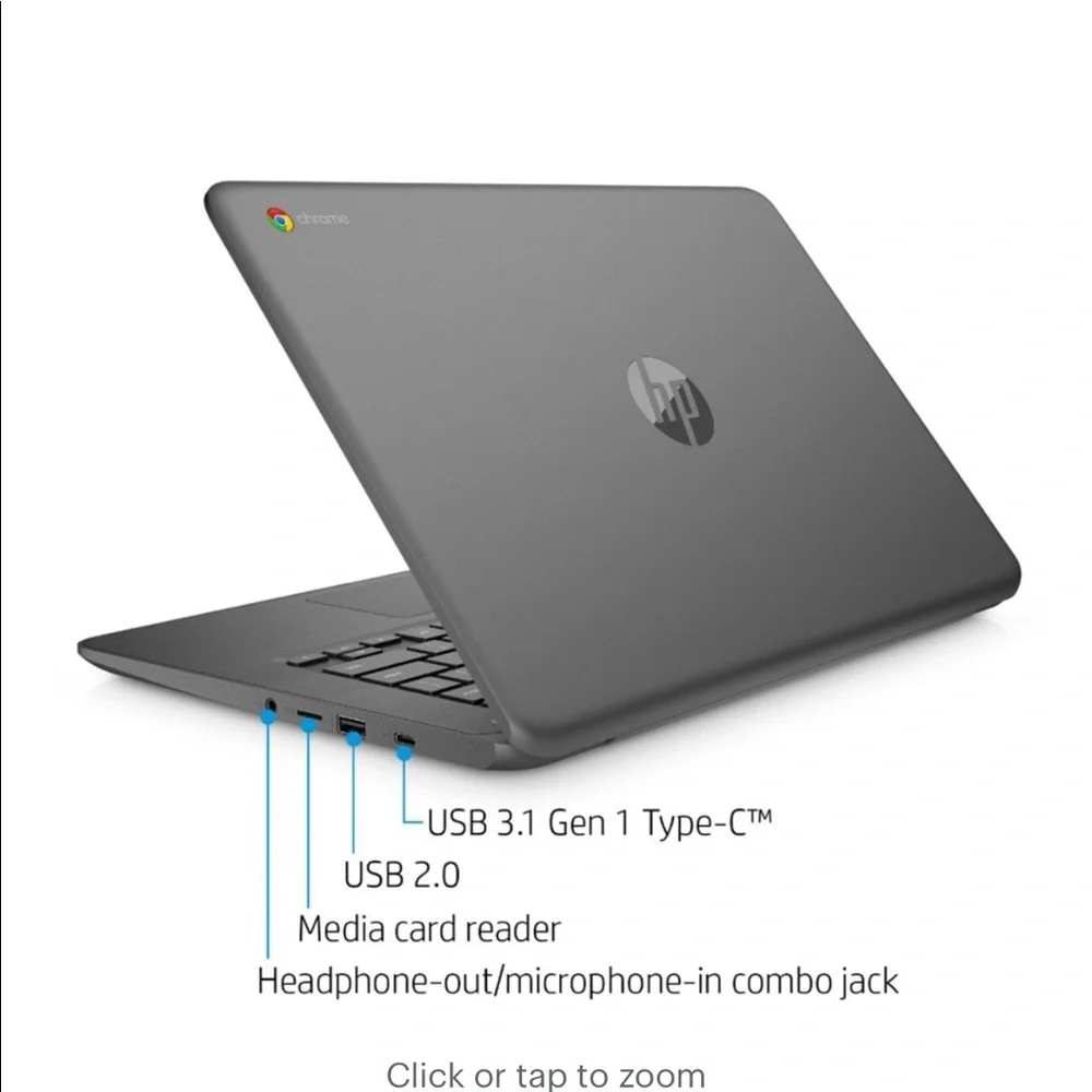 HP chromebook 14” LED display computer